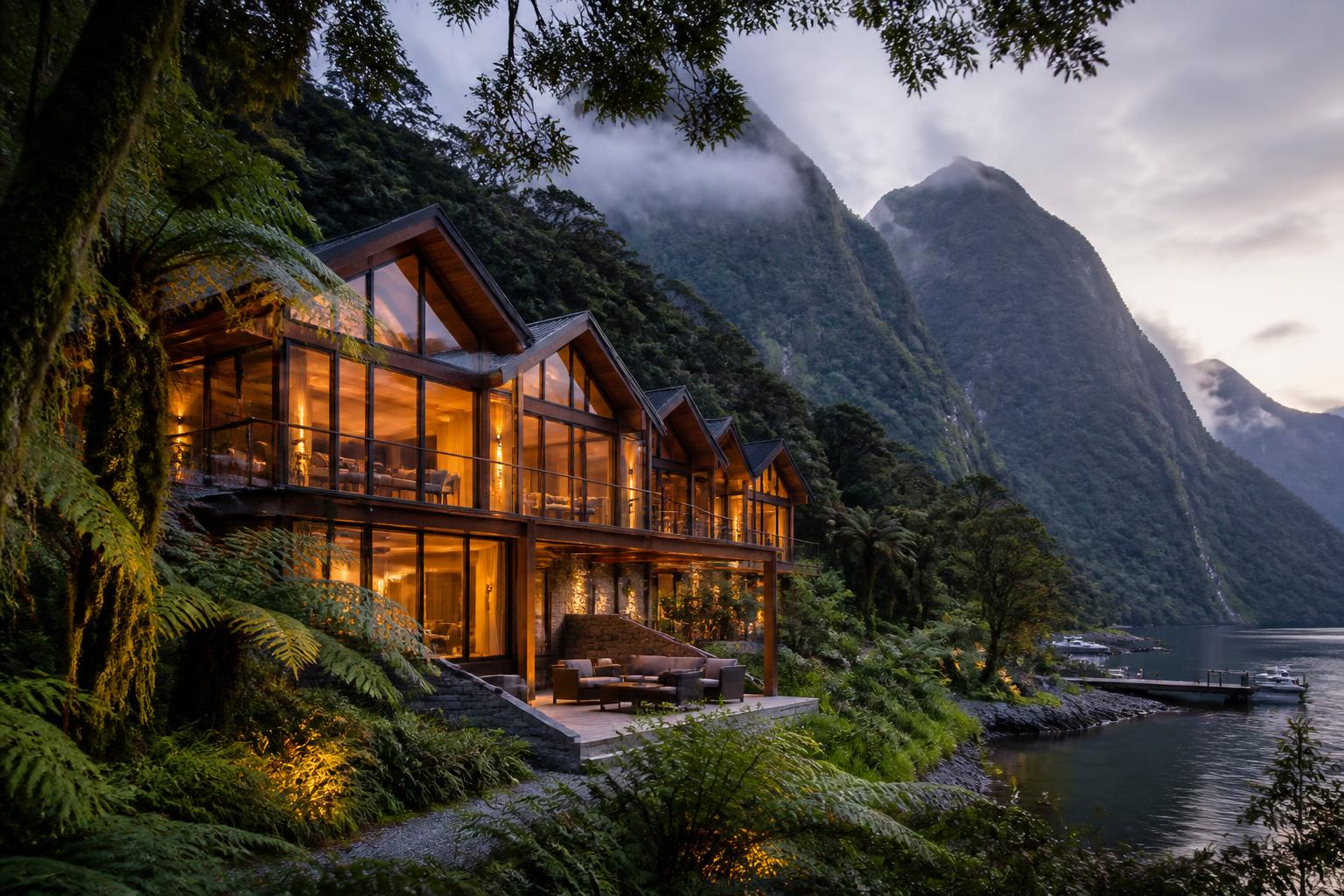 Milford Sound Lodge, Milford Sound, Fiordland