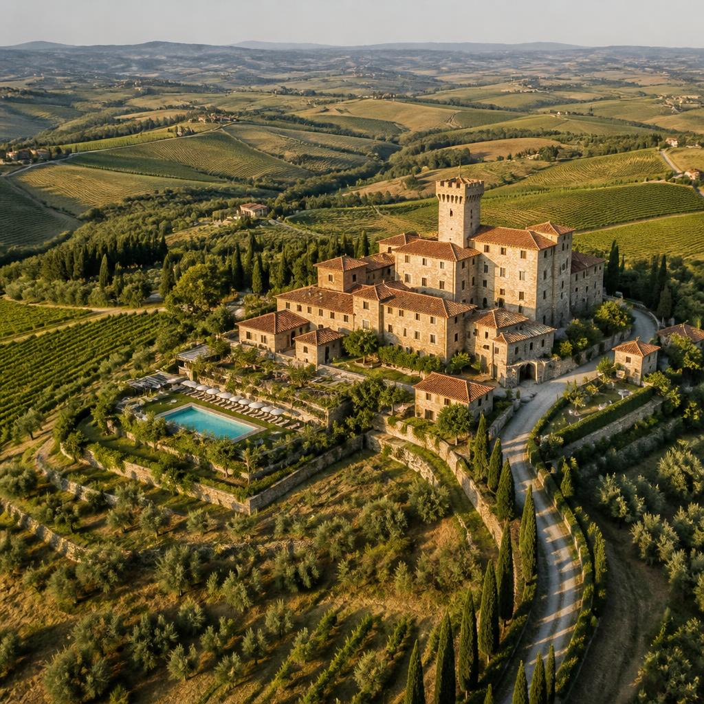 Castello di Casole, A Belmond Hotel, Tuscan countryside, near Siena